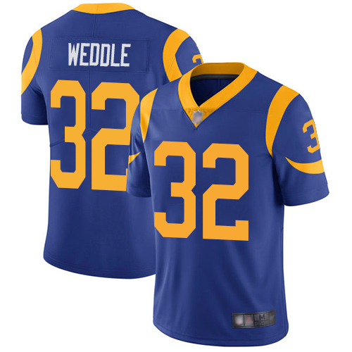 Los Angeles Rams Limited Royal Blue Men Eric Weddle Alternate Jersey NFL Football 32 Vapor Untouchable